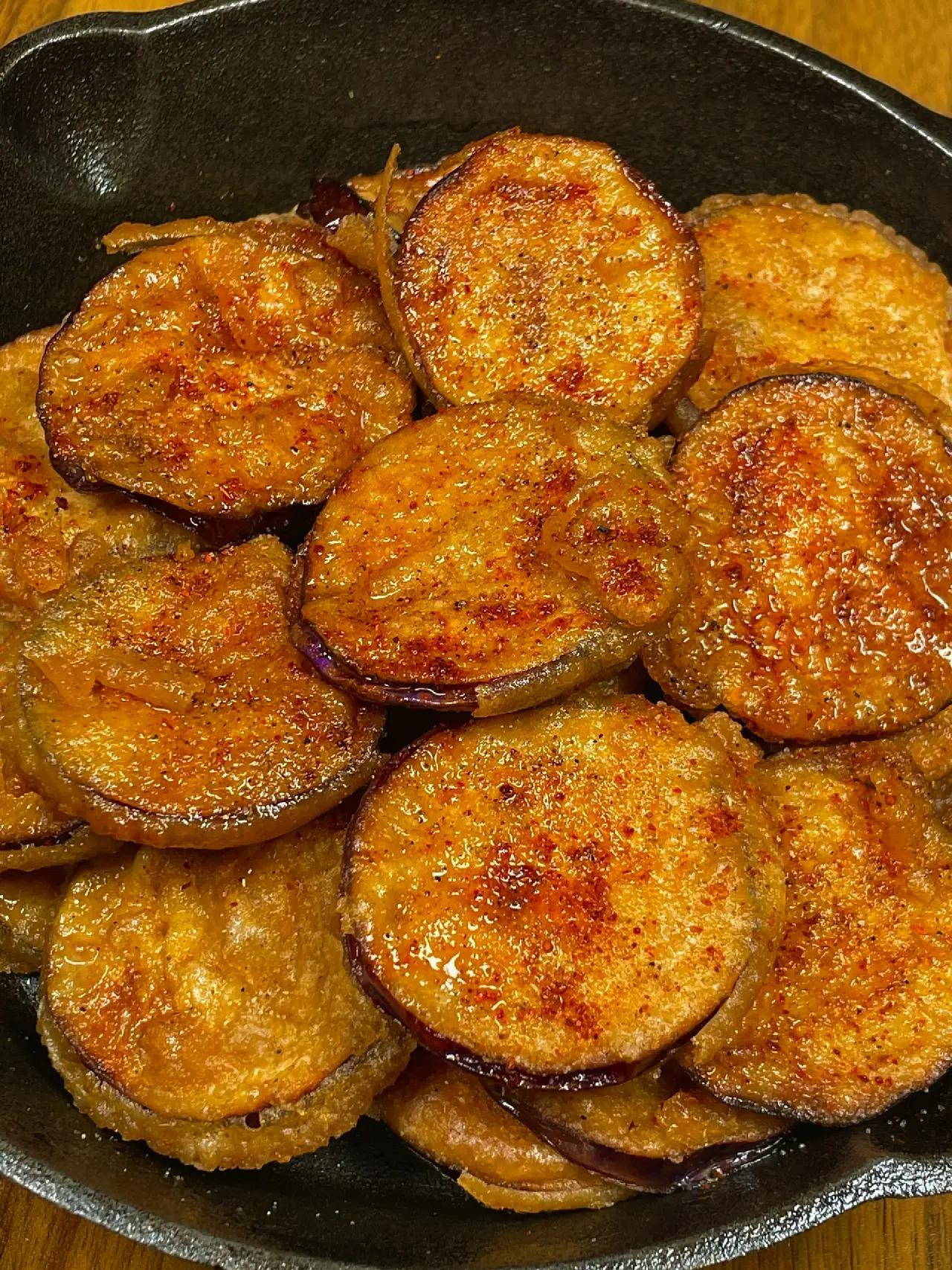 Cà tím chiên giòn vàng ruộm, cách làm món ăn vặt ngon tuyệt vời