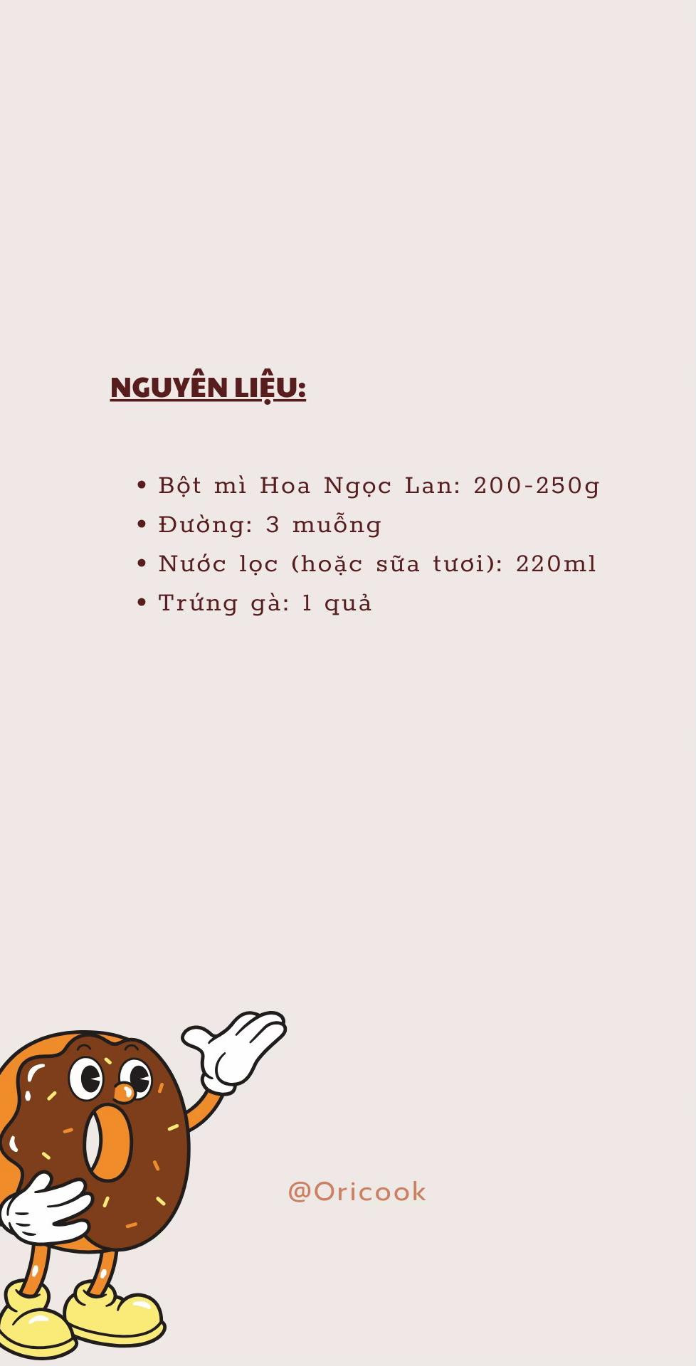 Cách làm bánh bột mì rán giòn ngon, đơn giản tại nhà với công thức chi tiết từ Oricook