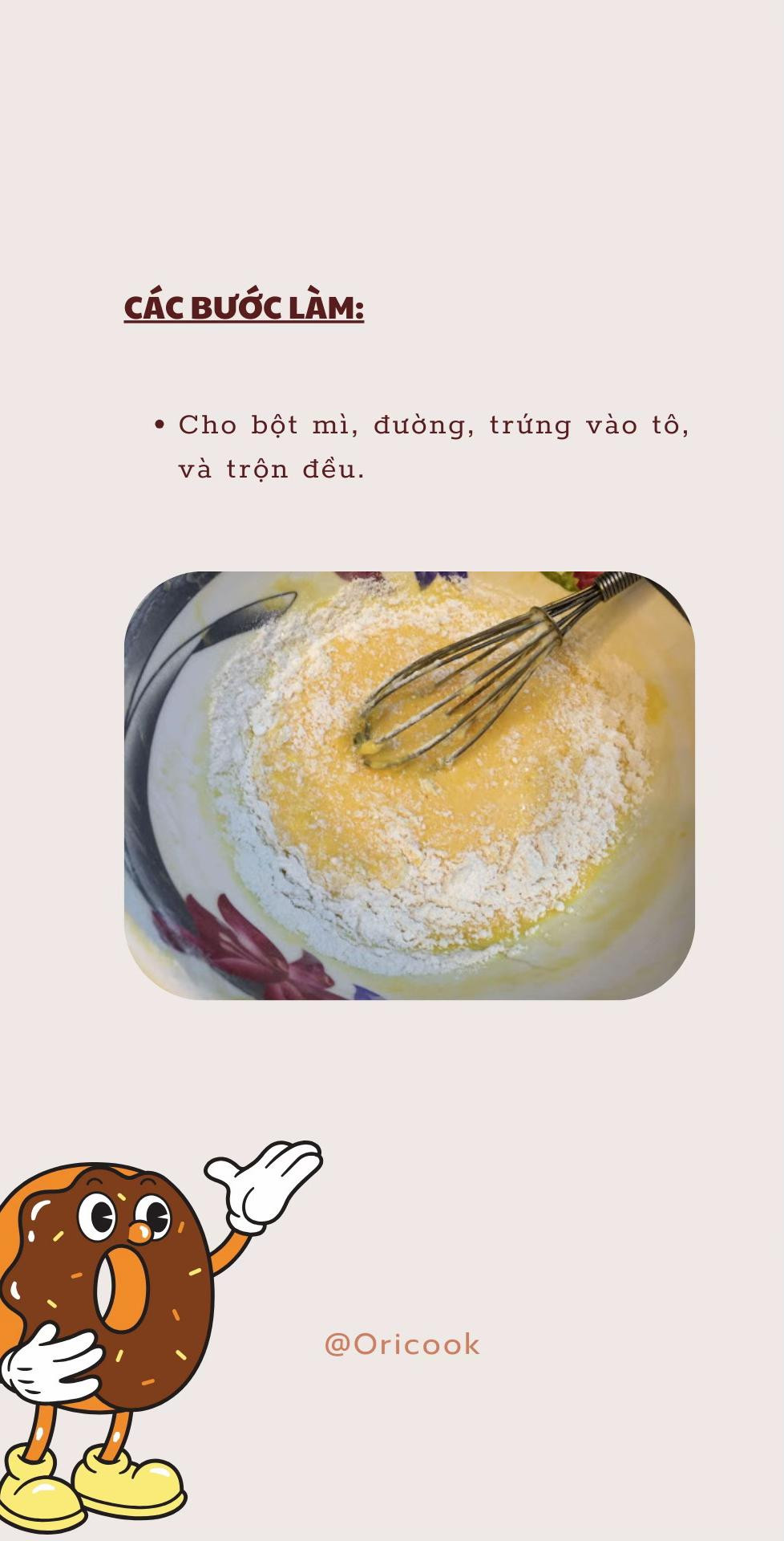 Cách làm bánh bột mì rán giòn ngon, đơn giản tại nhà với công thức chi tiết từ Oricook
