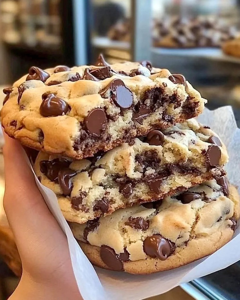 Cách làm bánh Cookies Chocolate Chip kiểu Levain mềm béo, giòn rìa cho buổi chiều ngọt ngào