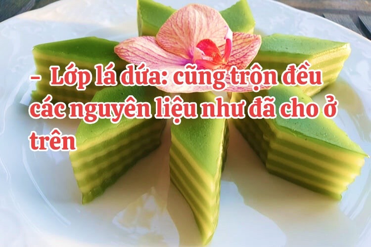 Cách làm bánh da lợn thơm ngon núng nính tại nhà với lớp đậu xanh và lá dứa