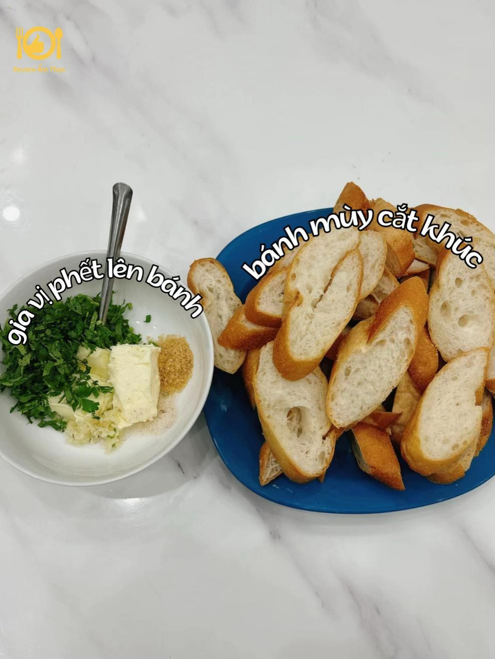 Cách làm bánh mì bơ tỏi ngon không cần lò nướng, giòn tan thơm lừng