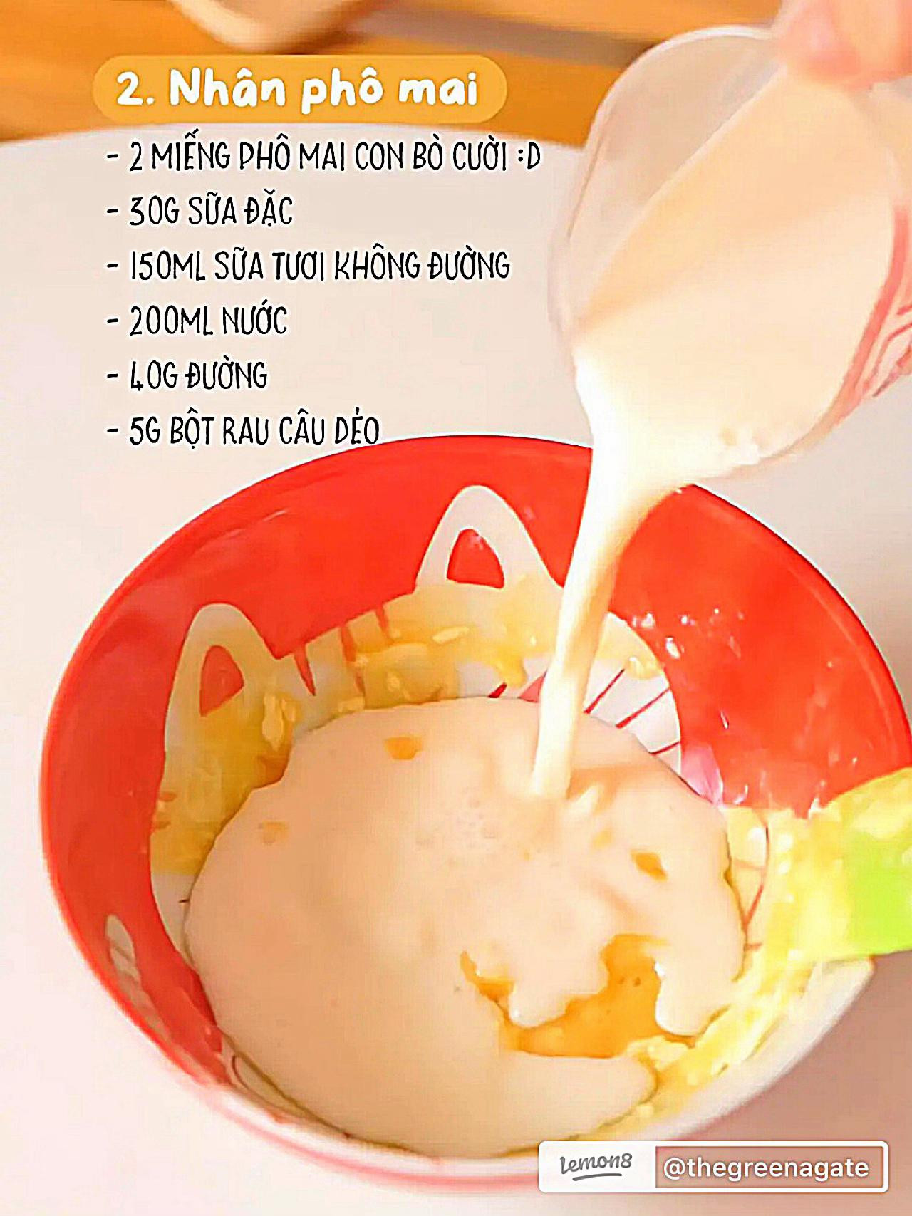 Cách làm Bánh trung thu Milo phô mai trứng muối giả