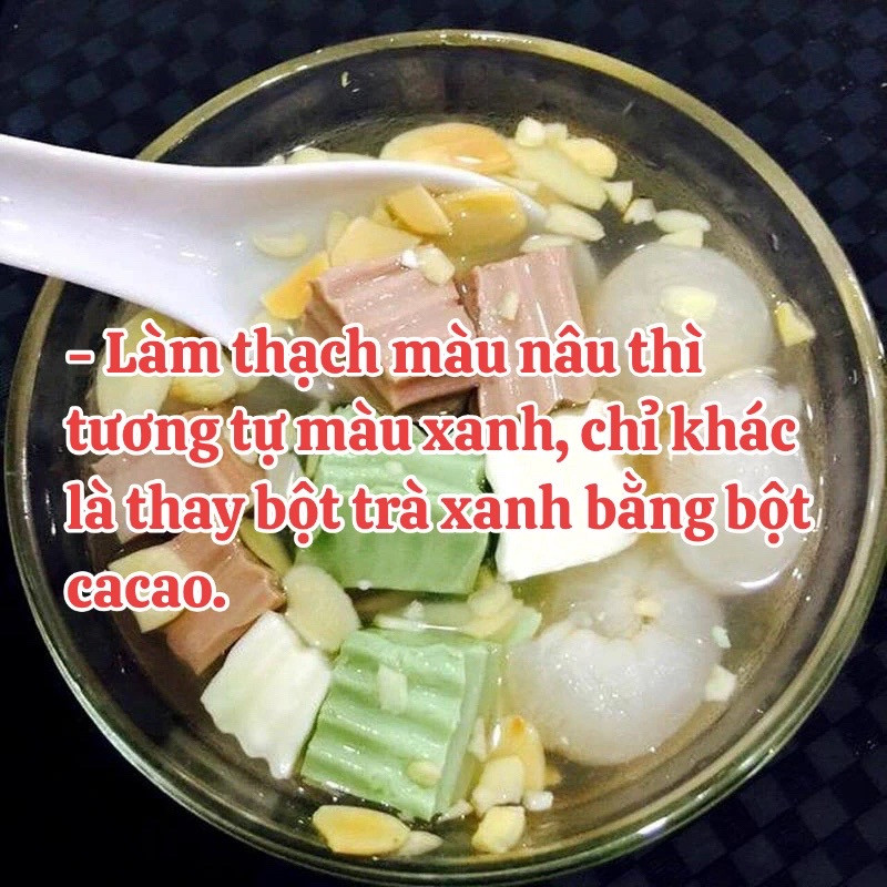Cách làm chè khúc bạch siêu ngon tại nhà với thạch sữa nhiều màu, kem tươi và các loại hạt