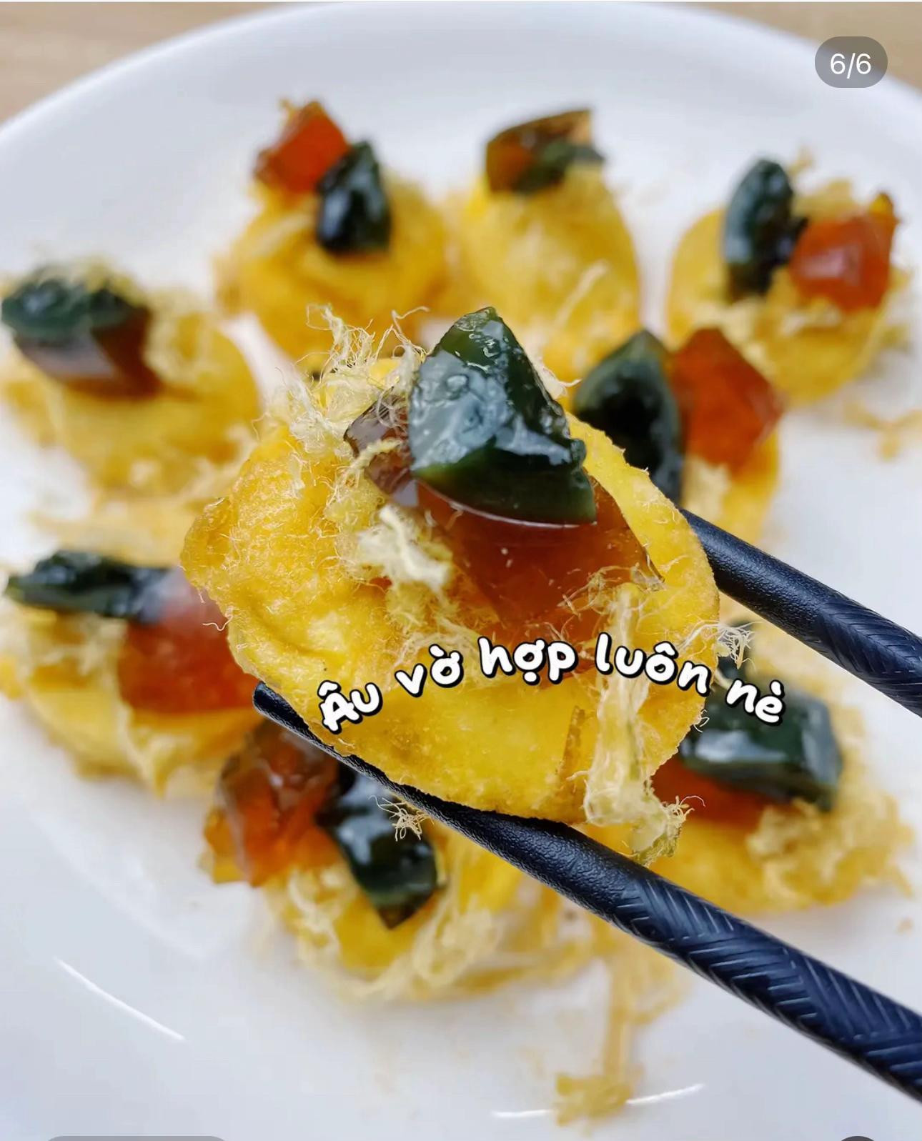 Cách làm đậu hũ trứng bắc thảo chà bông thơm ngon hấp dẫn chỉ trong 10 phút