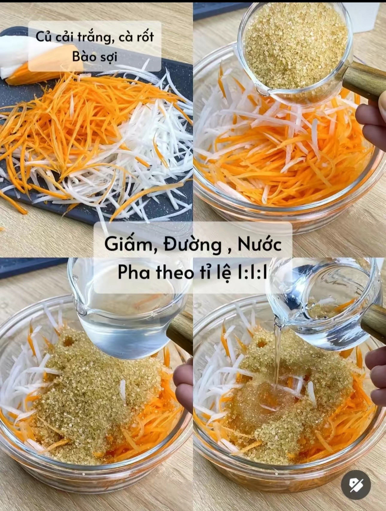 Cách Làm Đồ Chua Củ Cải Trắng Cà Rốt Ngọt Ngon