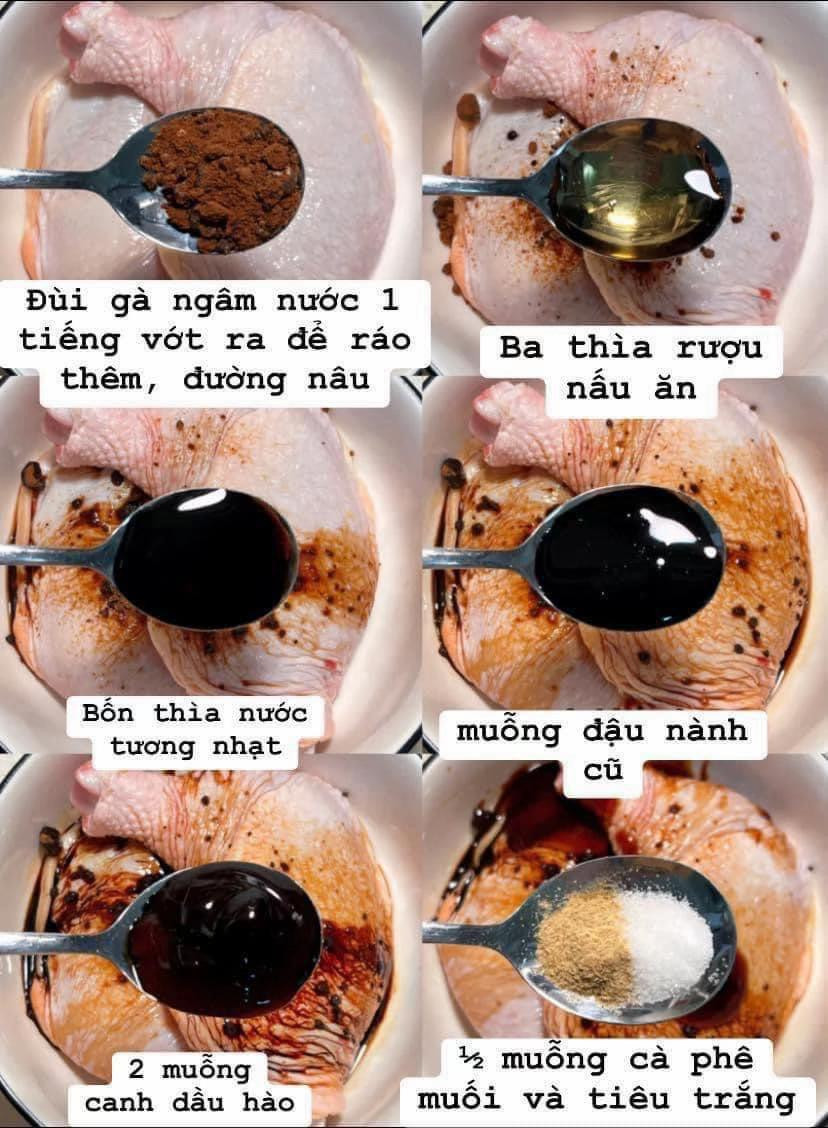 Cách làm đùi gà sốt xì dầu nấu nồi cơm điện đơn giản, thịt mềm ngọt đậm đà