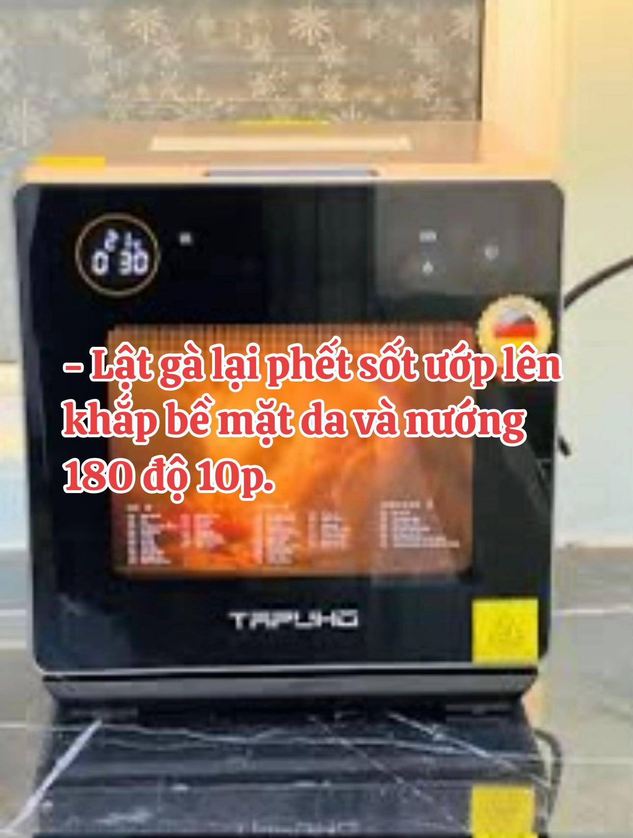 Cách làm gà nướng siêu ngon bằng nồi chiên không dầu với sốt ướp đặc biệt