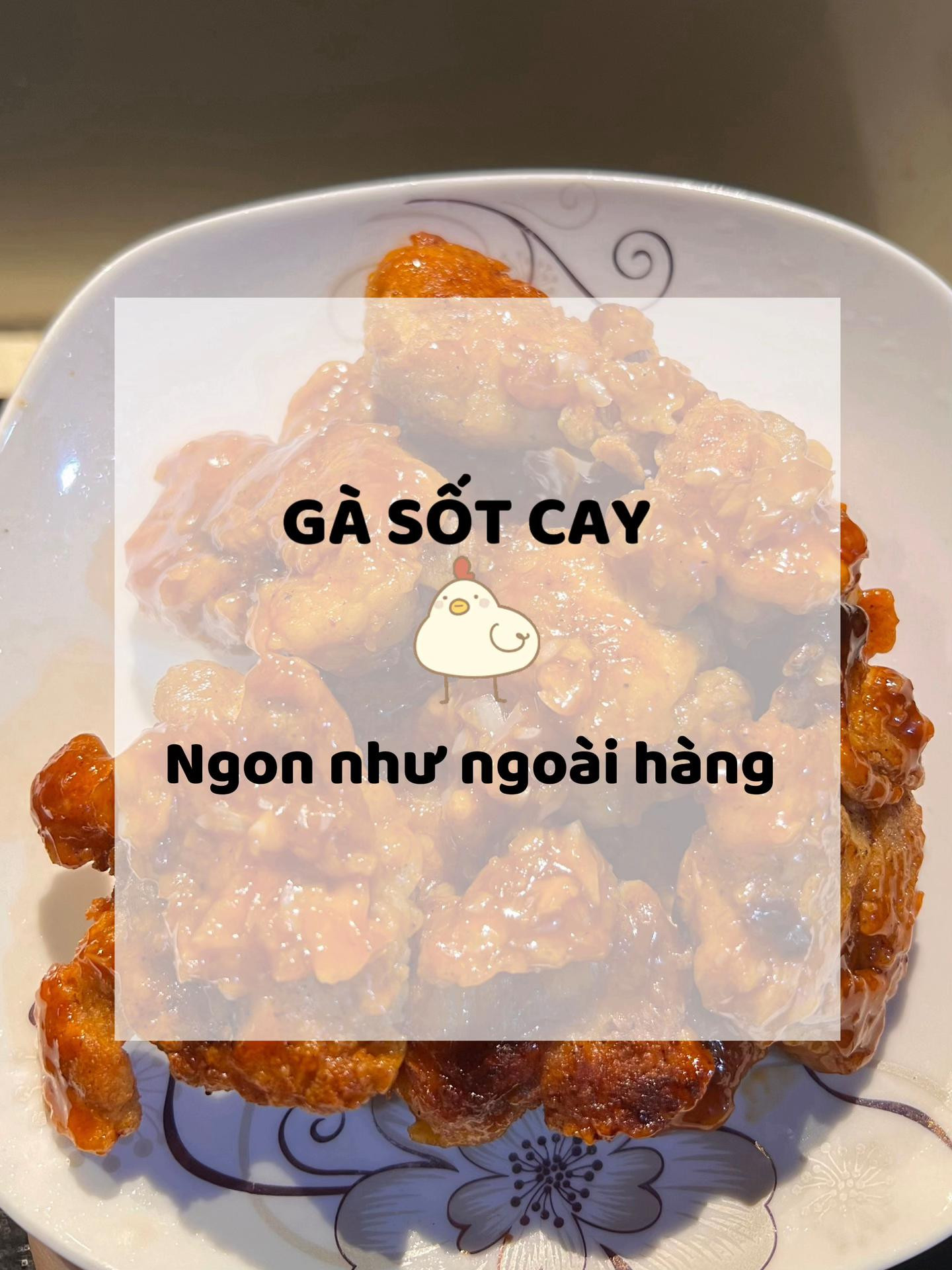 Cách làm Gà sốt cay giòn ngon