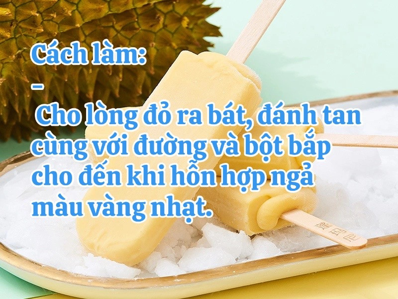 Cách làm kem sầu riêng siêu ngon tại nhà