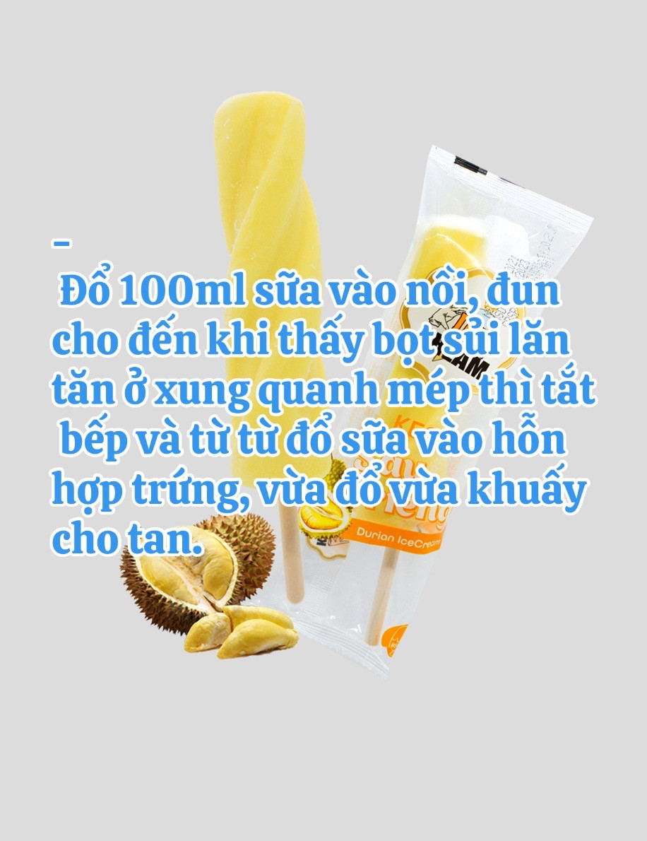 Cách làm kem sầu riêng siêu ngon tại nhà