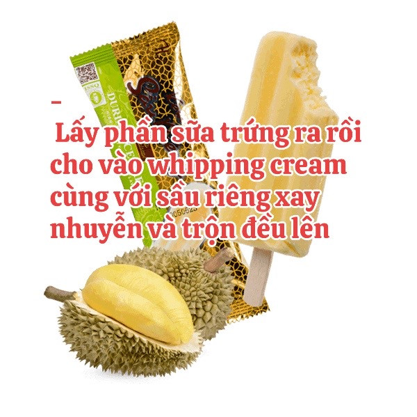 Cách làm kem sầu riêng siêu ngon tại nhà