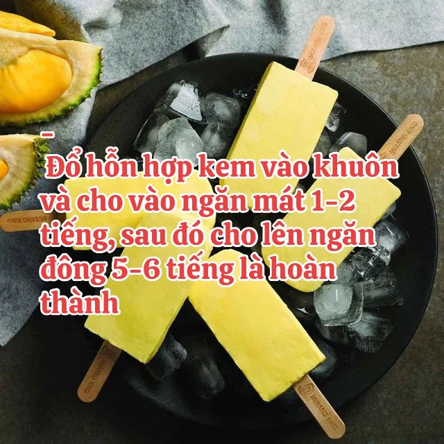 Cách làm kem sầu riêng siêu ngon tại nhà