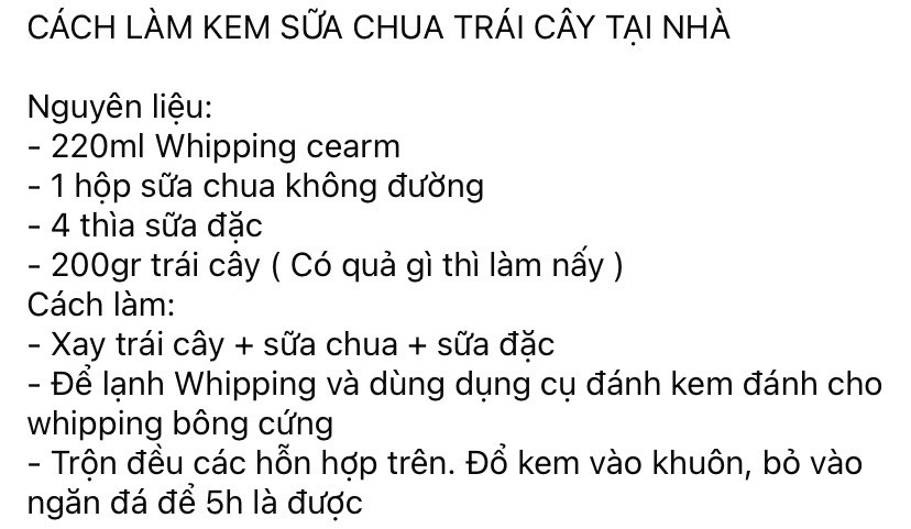 Cách làm kem sữa chua trái cây tại nhà với whipping cream và khuôn hình thú dễ thương