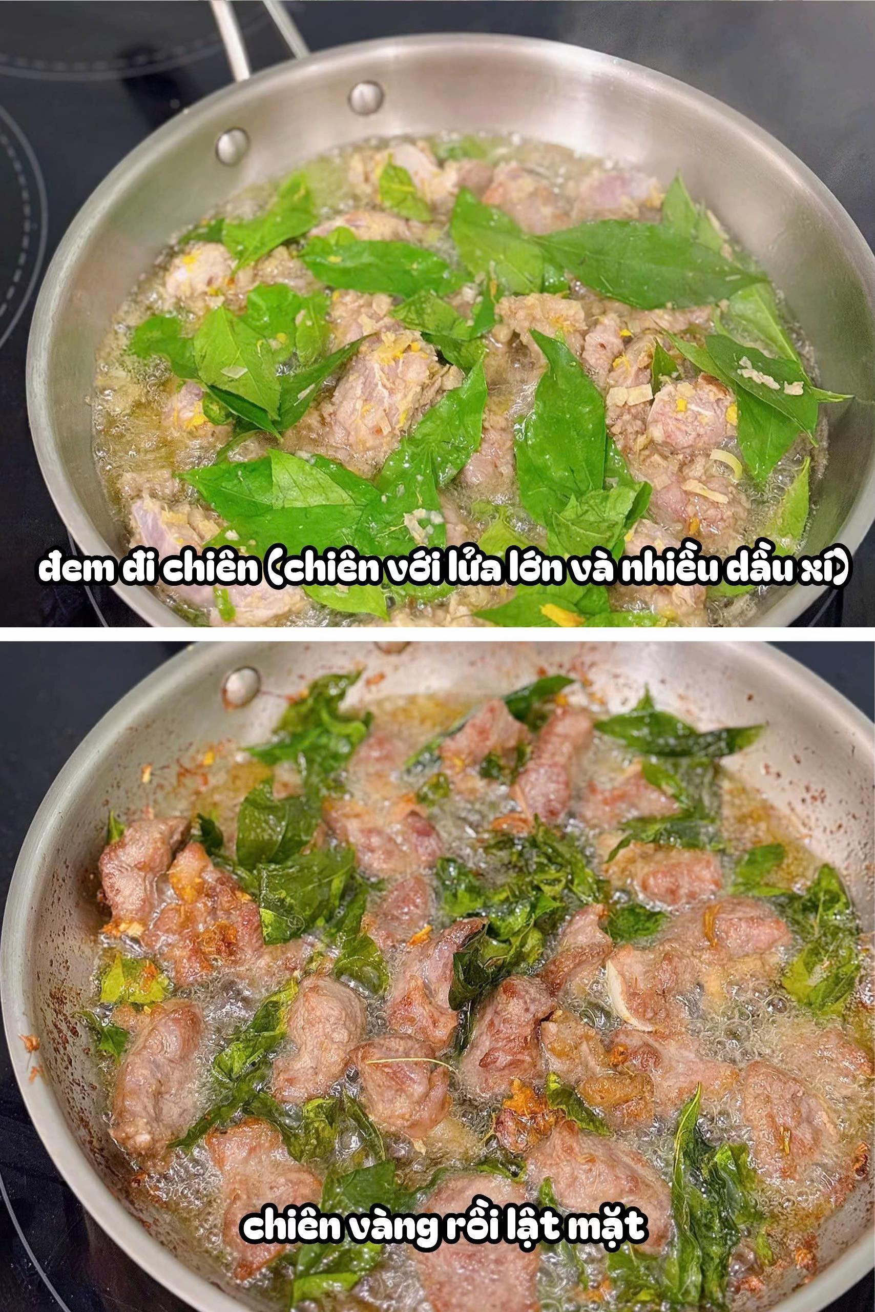 Cách làm má đào chiên lá mắc mật vừa lạ miệng vừa bắt cơm