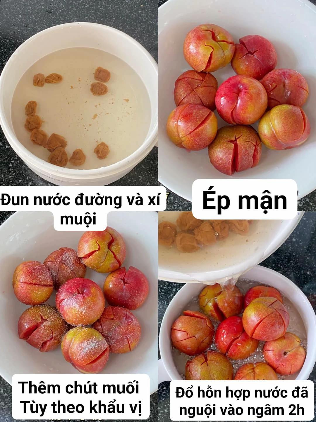 Cách làm mận ngâm xí muội giải nhiệt mùa hè, bí quyết ép mận và ướp đường muối ngon tuyệt