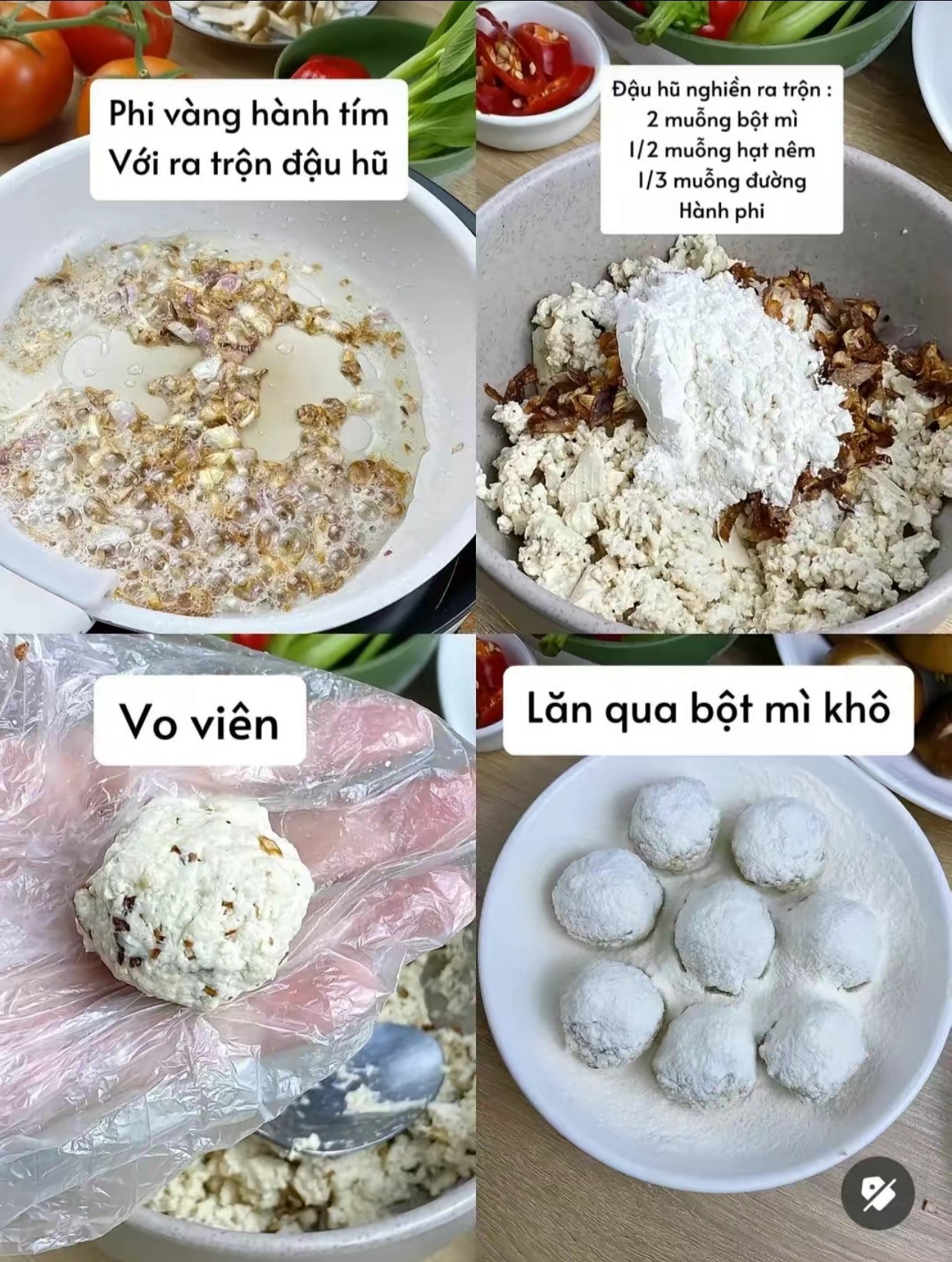 Cách làm món chay đậu hũ viên sốt dầu hào ngon miệng, dễ làm