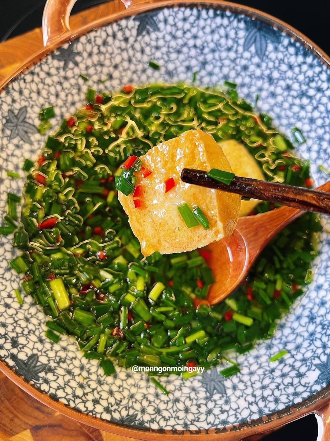 Cách làm món đậu tẩm hành siêu ngon, đậu chiên vàng giòn rụm trộn với sốt hành lá, ớt và nước mắm đậm đà