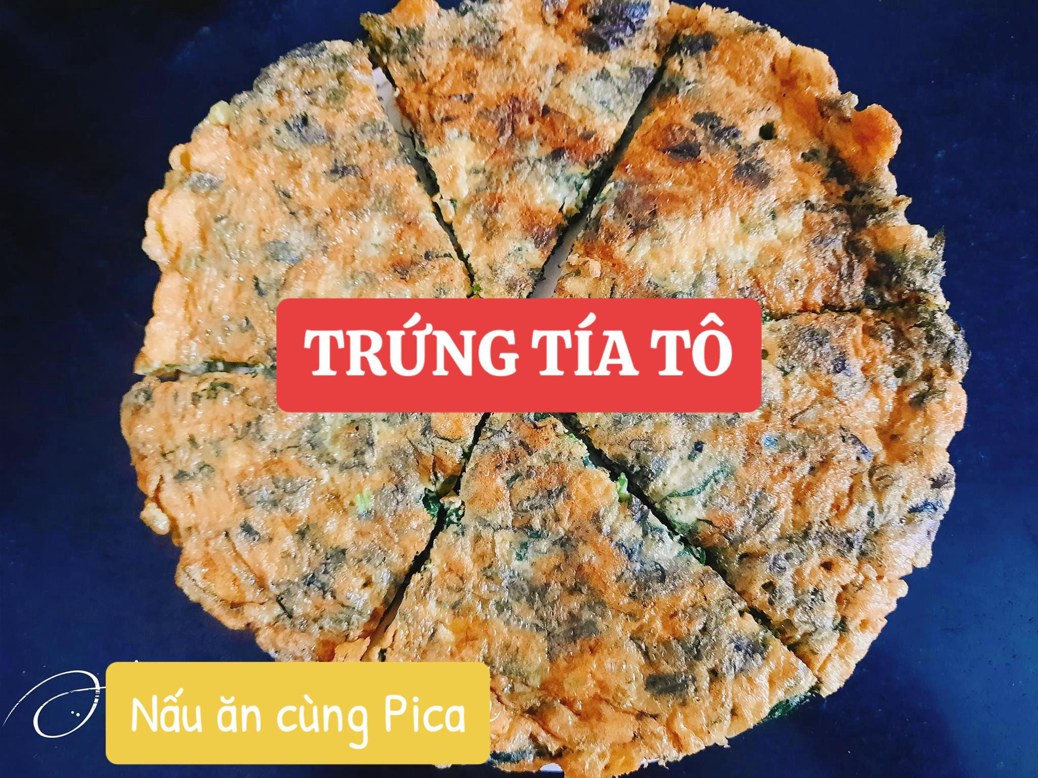 Cách làm món Trứng Tía Tô chiên giòn vàng ươm, nguyên liệu đơn giản gồm trứng gà và lá tía tô tươi