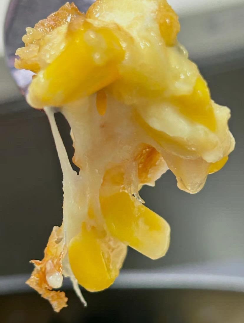 Cách làm ngô phô mai nướng siêu拉丝 bằng nồi chiên không dầu