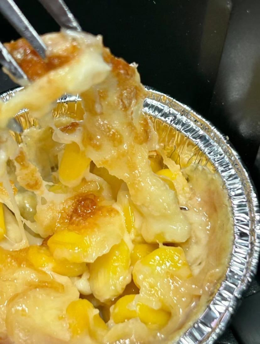 Cách làm ngô phô mai nướng siêu拉丝 bằng nồi chiên không dầu