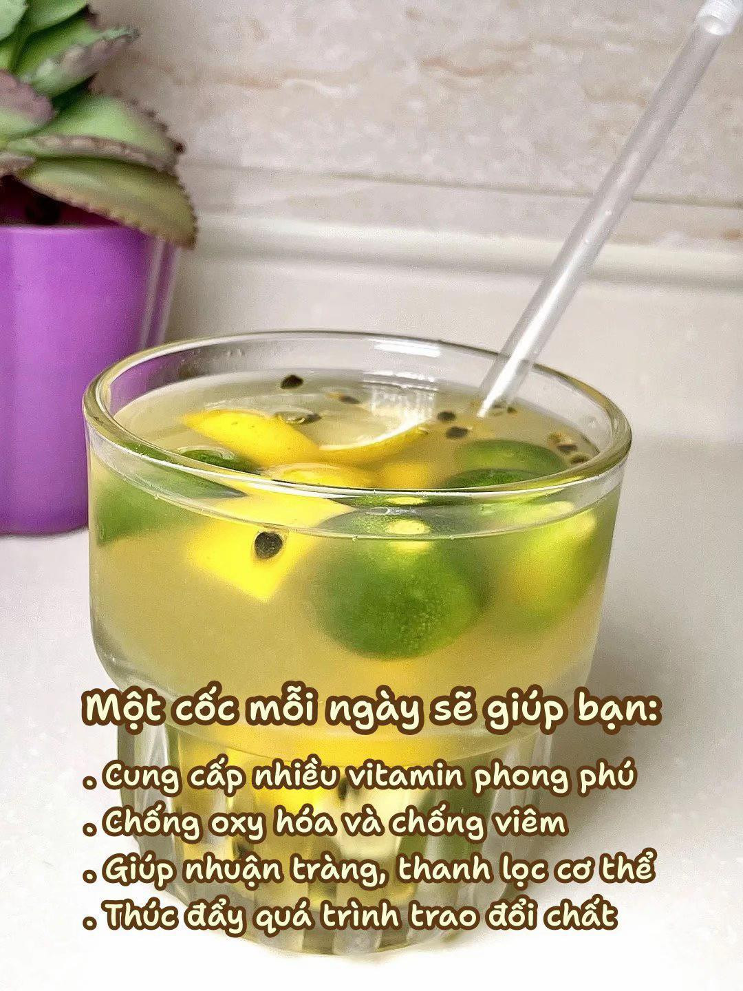 Cách làm nước detox chanh dây và tắc, bí quyết giảm cân tự nhiên hiệu quả