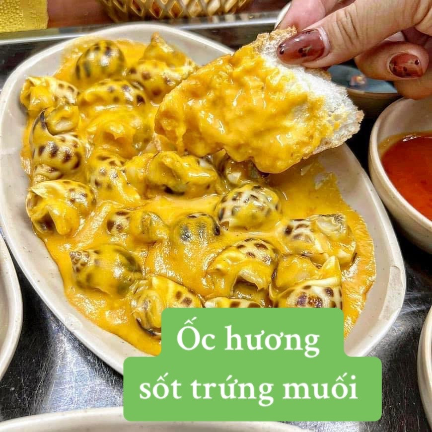 Cách làm ốc hương sốt trứng muối siêu ngon