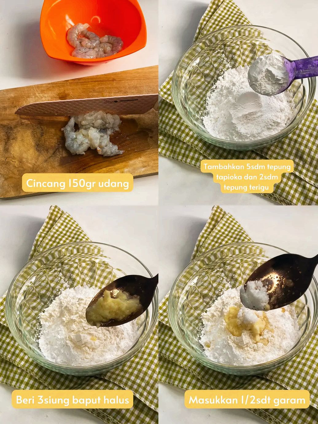 Cách Làm Pangsit Isi Udang Giòn Rụm, Chi Tiết Từng Bước