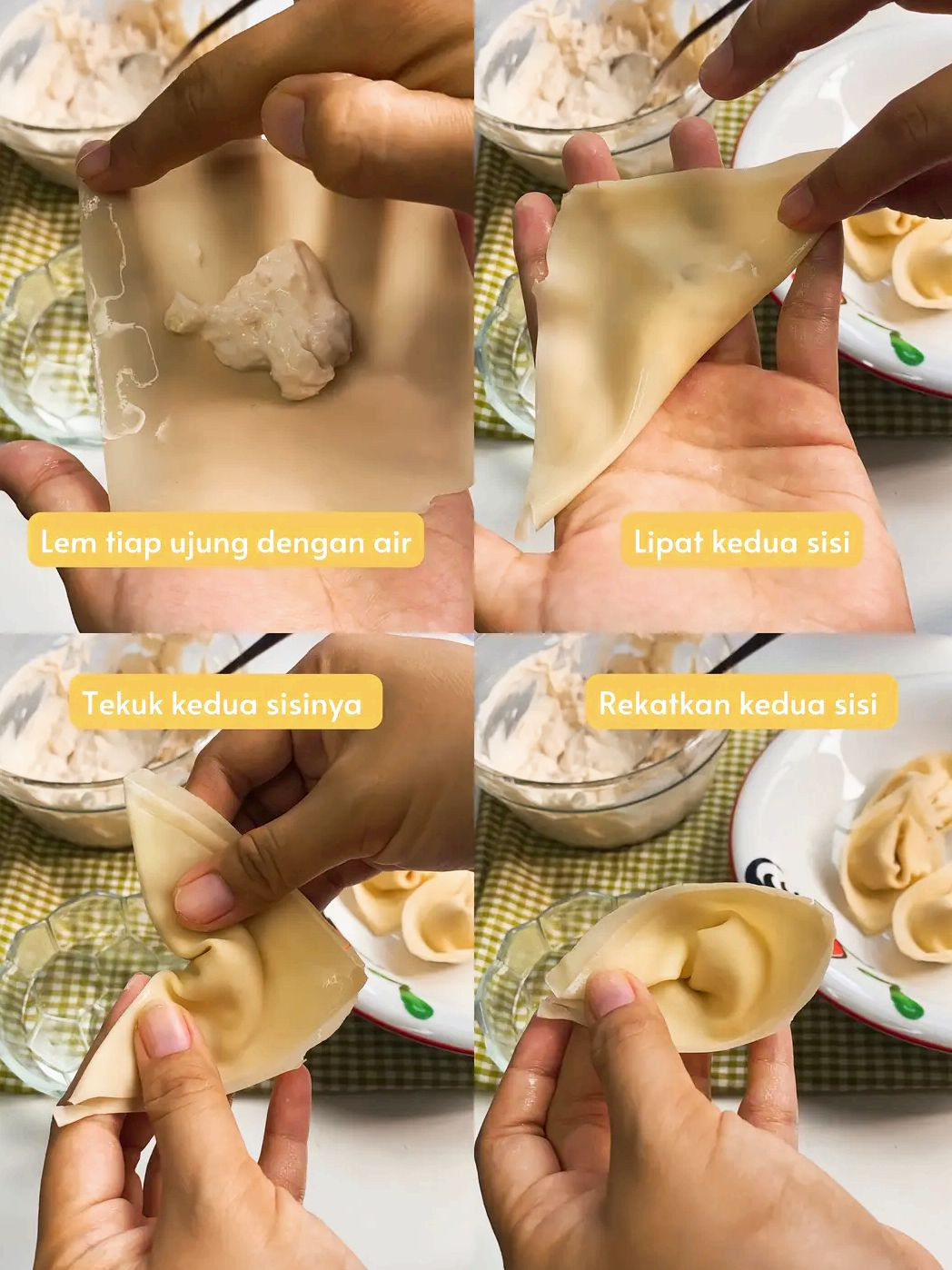 Cách Làm Pangsit Isi Udang Giòn Rụm, Chi Tiết Từng Bước