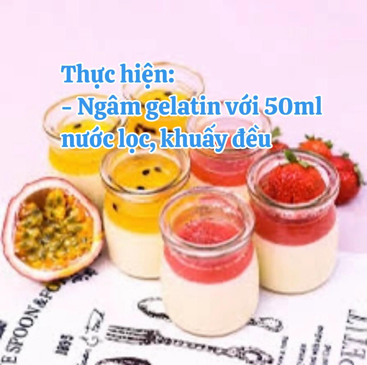 Cách làm Panna Cotta cực dễ ai cũng làm được với sốt trái cây