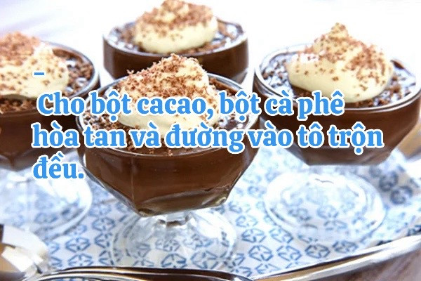 Cách làm pudding socola siêu ngon tại nhà với nguyên liệu đơn giản