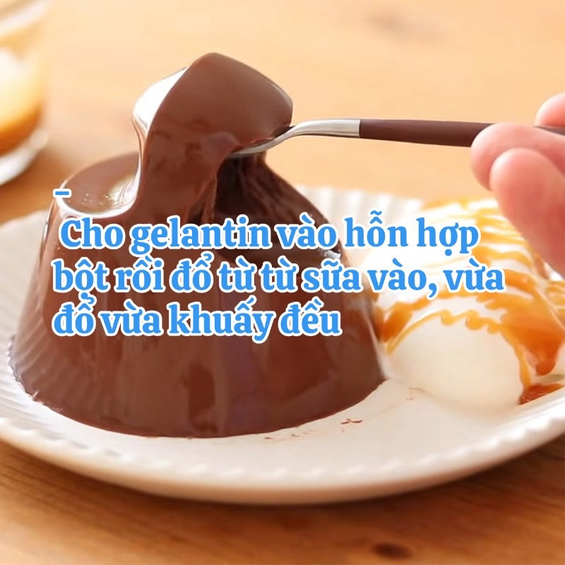 Cách làm pudding socola siêu ngon tại nhà với nguyên liệu đơn giản