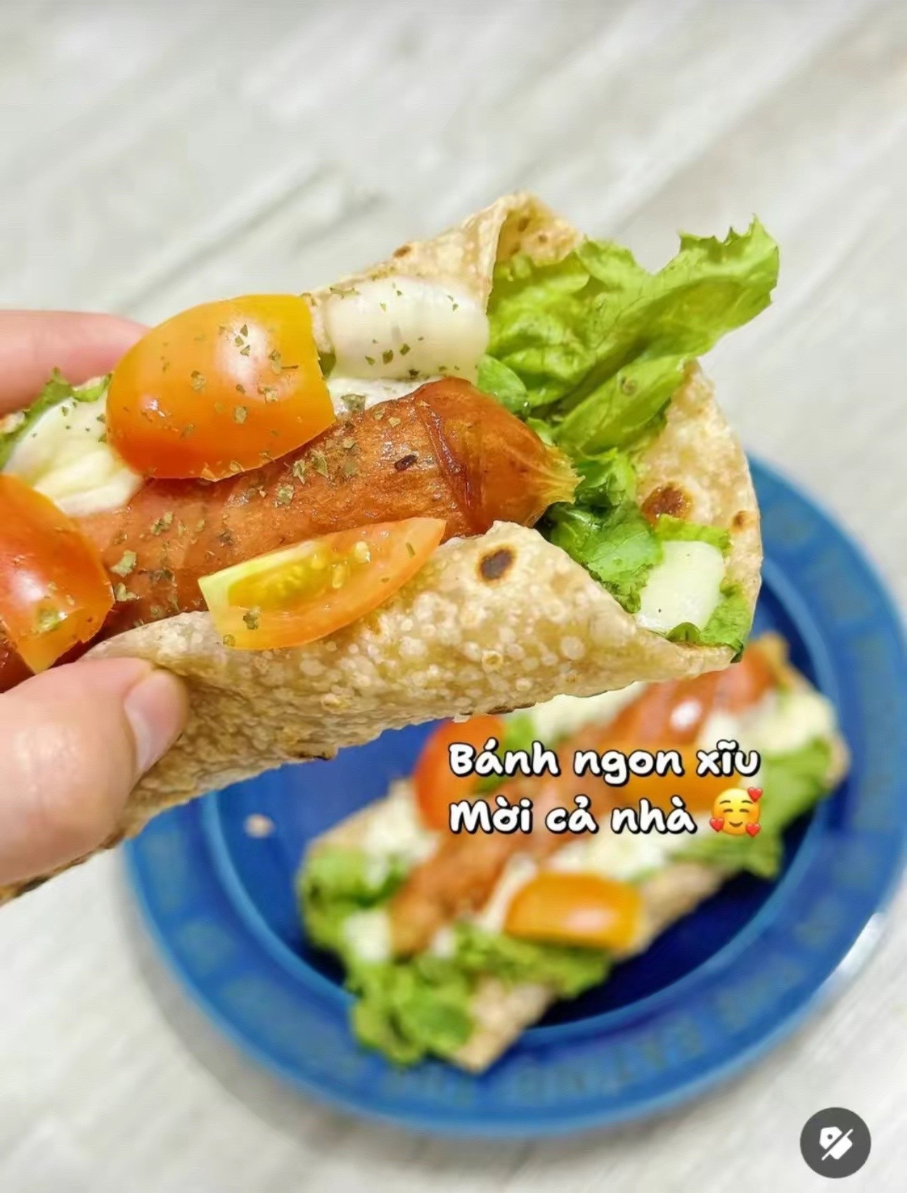 Cách làm Roti Xúc Xích Phô Mai, món ăn sáng ít calo thơm ngon