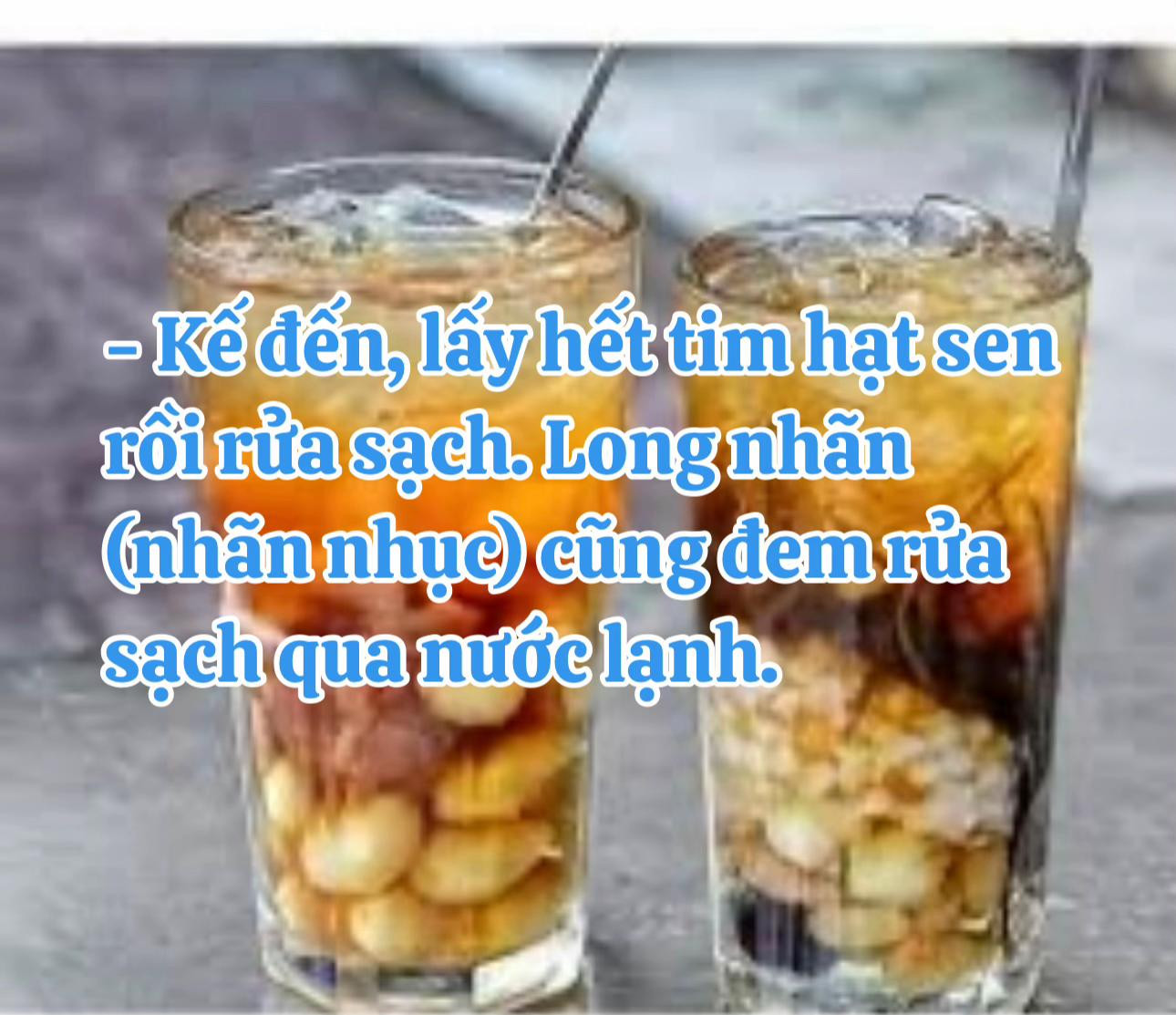 Cách làm sâm bổ lượng (chè thập cẩm) thơm ngon tại nhà với hạt bo bo, hạt sen và long nhãn