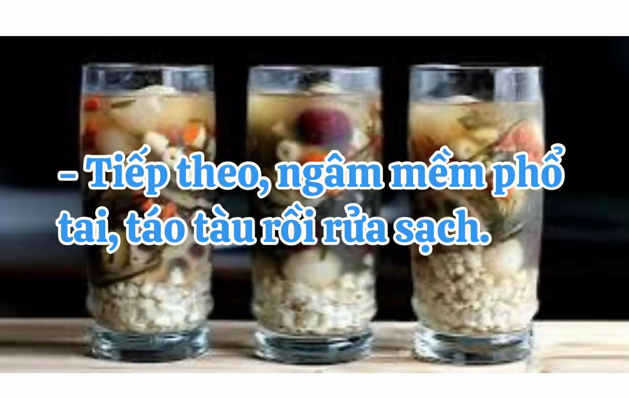 Cách làm sâm bổ lượng (chè thập cẩm) thơm ngon tại nhà với hạt bo bo, hạt sen và long nhãn