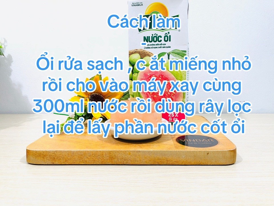 Cách làm thạch ổi hồng trân châu trắng siêu ngon, món tráng miệng giải khát mùa hè