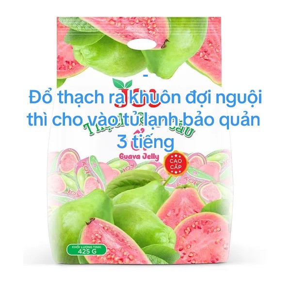 Cách làm thạch ổi hồng trân châu trắng siêu ngon, món tráng miệng giải khát mùa hè