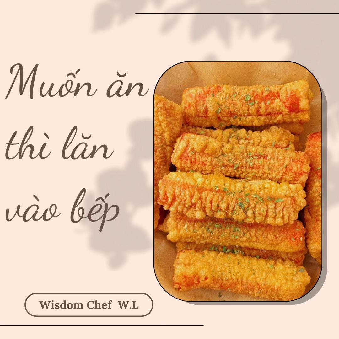 Cách làm thanh cua chiên giòn vàng ruộm, bùi béo hấp dẫn