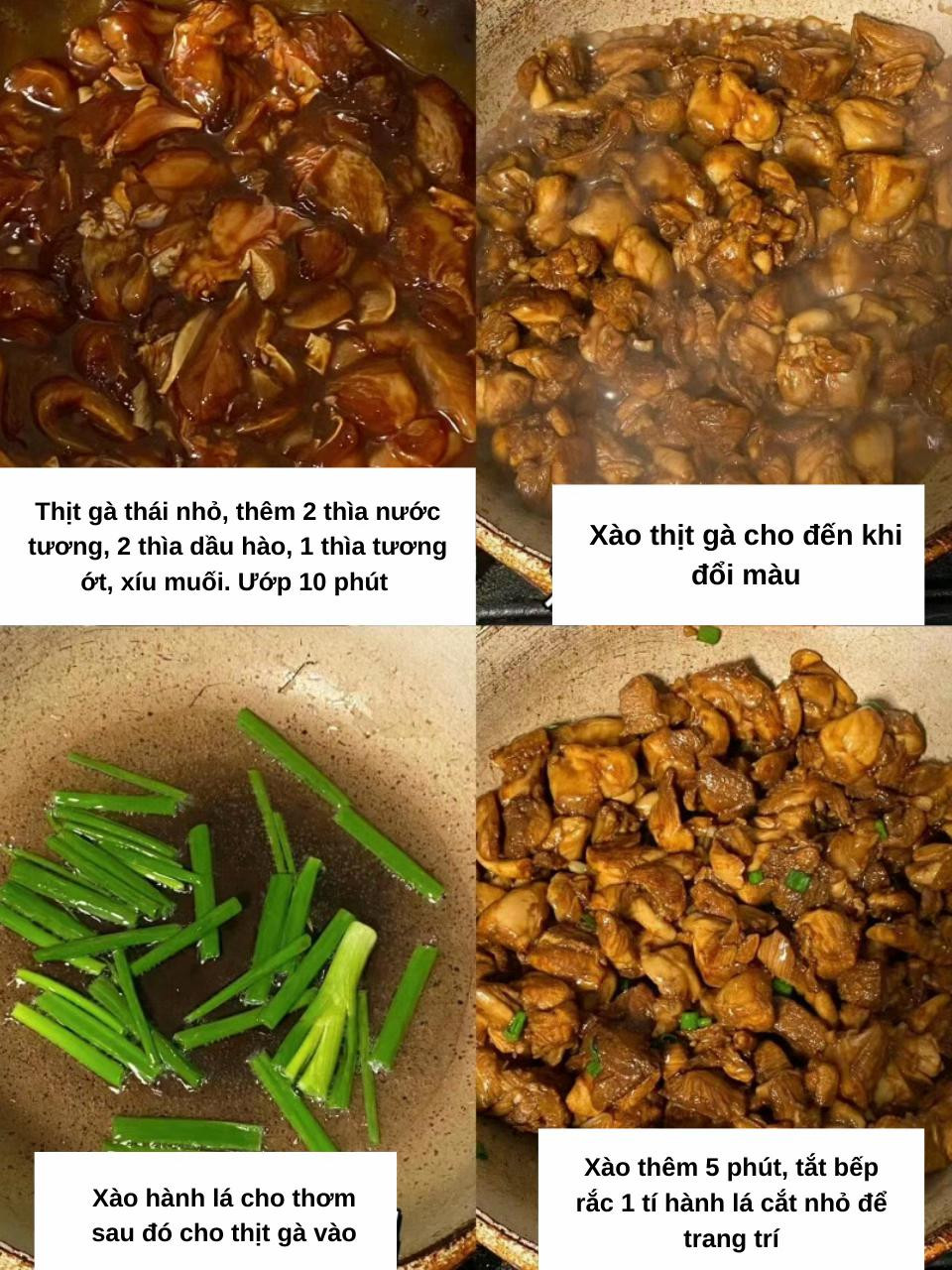 Cách làm thịt gà rim nước tương ngon tuyệt, món cơm gia đình