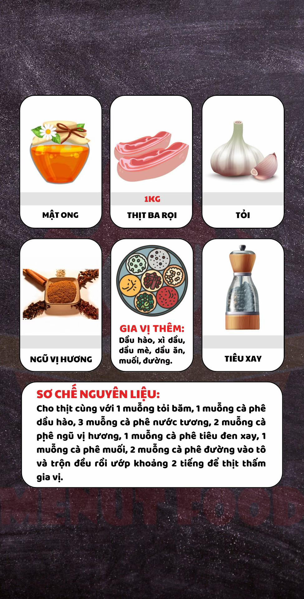 Cách làm Thịt Xá Xíu chiên chảo ngon tuyệt, nguyên liệu đơn giản