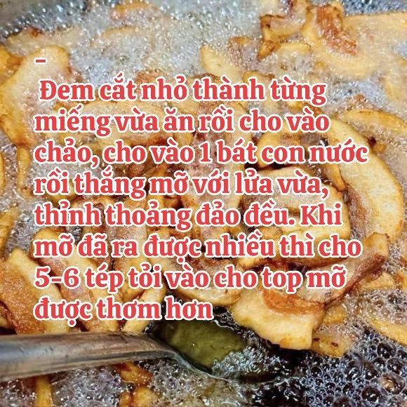 Cách làm tóp mỡ giòn ngon chỉ vài bước đơn giản
