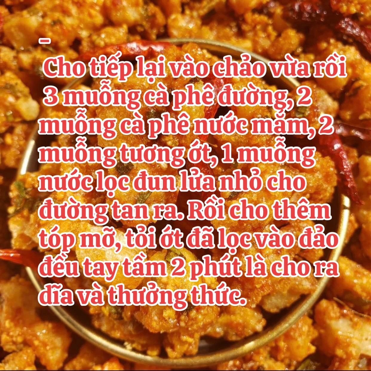 Cách làm Tóp Mỡ Mắm Tỏi Ớt giòn ngon, nguyên liệu đơn giản
