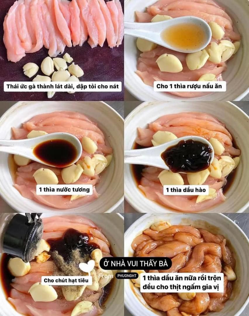 Cách làm ức gà chiên healthy thơm ngon, vàng giòn và bổ dưỡng