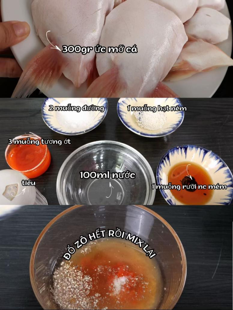 Cách làm ức mỡ cá chiên nước mắm siêu tốn cơm