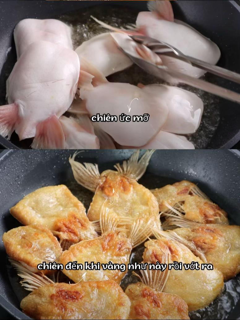 Cách làm ức mỡ cá chiên nước mắm siêu tốn cơm