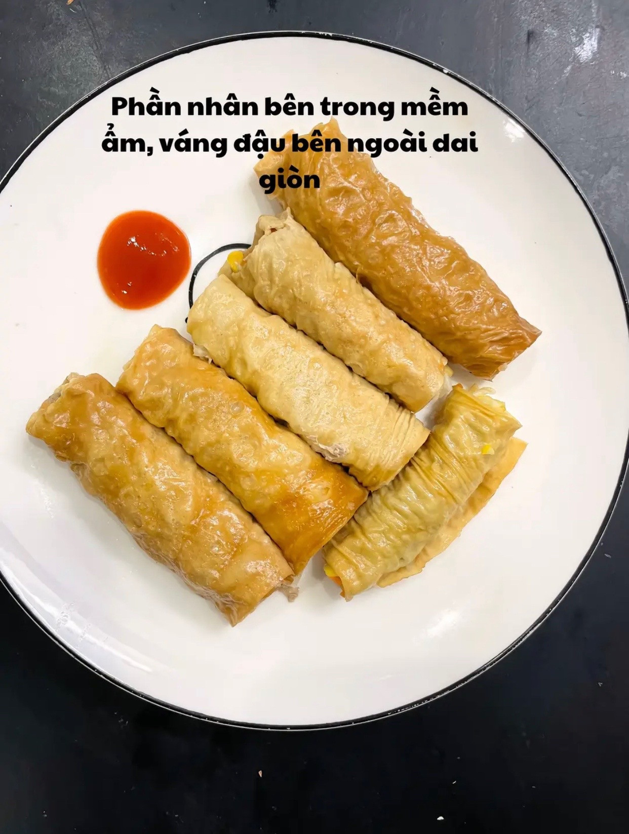 Cách làm váng đậu cuộn thịt siêu cuốn với ngô, bắp cải và cà rốt