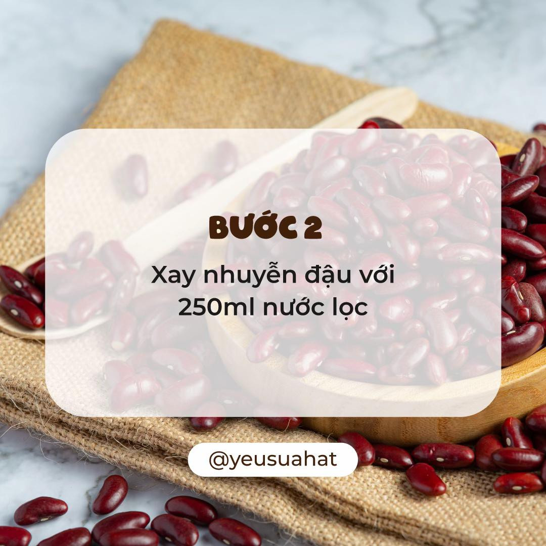 Cách nấu sữa đậu đỏ thơm ngon với lá dứa già và sữa không đường