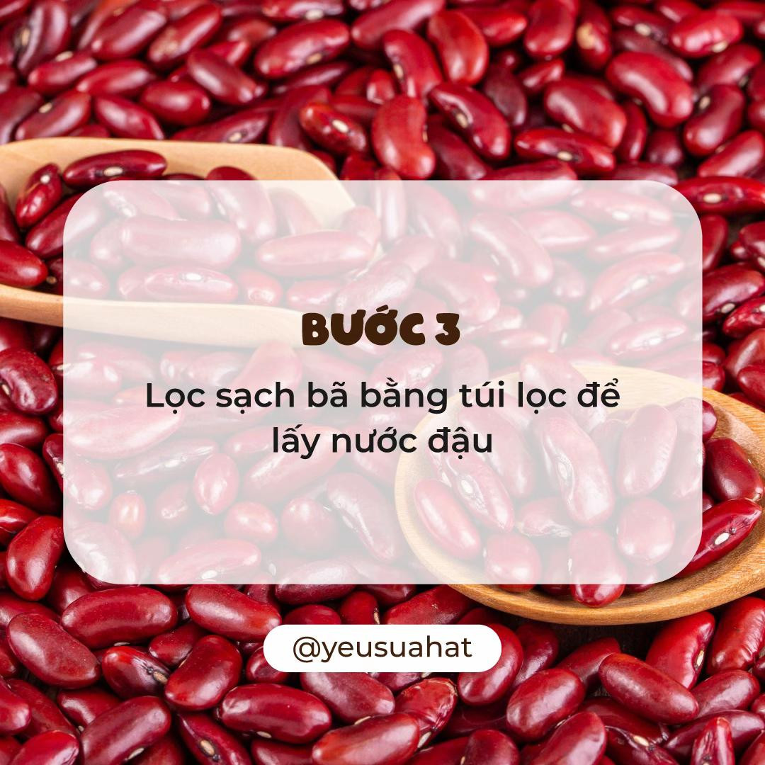 Cách nấu sữa đậu đỏ thơm ngon với lá dứa già và sữa không đường