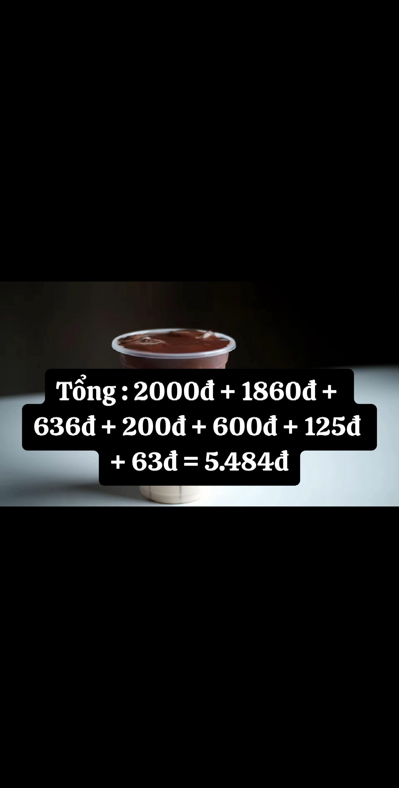 Cách tính giá cost 1 ly cacao mang đi với sữa đặc, sữa tươi và đá