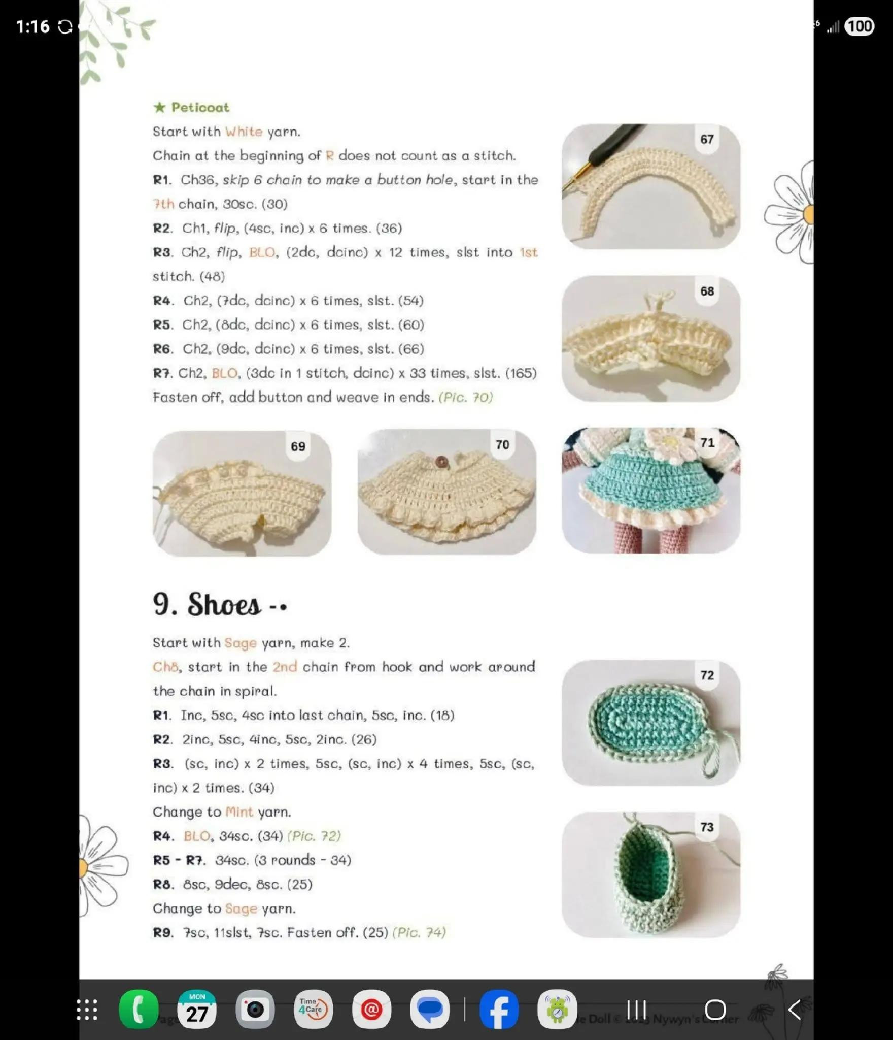 Camille Doll Crochet Pattern by Nywyn's Corner